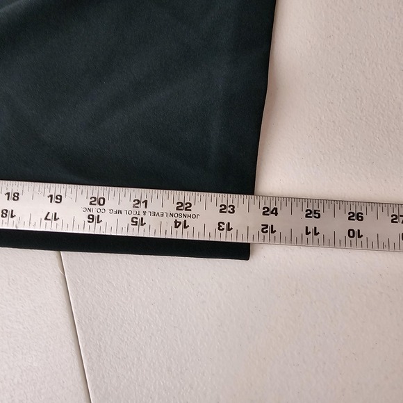 Calvin Klein Jumpsuit Womens 8 Dark Green Belted Wide Leg Sleeveless Stretch - Picture 9 of 13